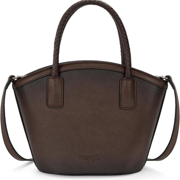 Leather Small Tote Bag with Wallet Women Crossbody Purse Handbag for Occasion - Picture 4 of 6